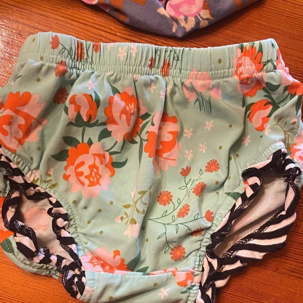 Matilda Jane Floral and Patterned Kids Bloomers Set